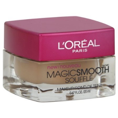 (2 Pack) L'Oreal Paris Studio Secrets Professional Magic Smooth Souffle Makeup, True Beige, 0.67-Fluid Ounce