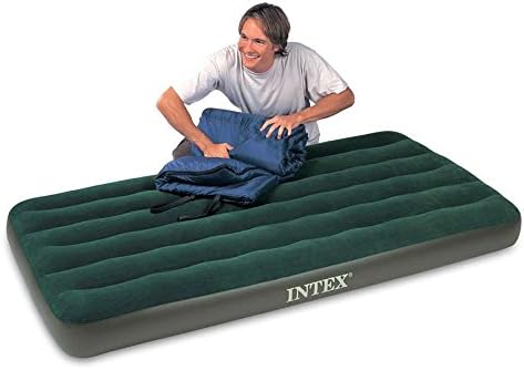 Gold Lion Intex Twin Prestige Airbed Downy Air Mattress Great Sleeping Hard Ground