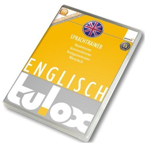 tulox Sprachtrainer Englisch - Vokabeltrainer, Konjugations- und Grammatiktrainer inklusive Wörterbuch mit 20.000 fremdsprachlichen vertonten Vokabeln