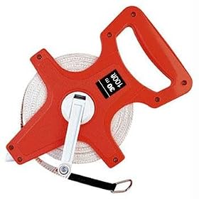 Tape Measure 100 Ft Rolson Fiberglass Open Face Reel by Rolson