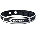 Phiten Sport Type Bracelet, Black/White