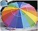 Rainbow 8' Beach Umbrella with Carry Bag