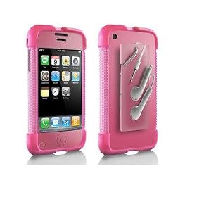 DLO Jam Jacket with Cable Management for iPhone 1G (Pink) by DLO