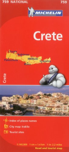 michelin map crete 759 mapscountry michelin