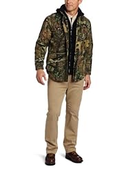 Apparel: Key Apparel Mens Plus-Size Fleece Lined Shirt Jacket, Mossy Oak Infinity Camo, XX-Large Regular - Key Apparel