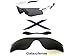 Galaxy Replacement Lenses + Nose Pad + Earsocks For Oakley Radarlock Path Black Color