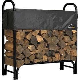4' Firewood Rack w/Cover; holds up to 1/8 cord
