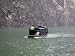 Boat on the Yangtze River, Three Gorges Dam Area, Chongqing, China Photographic Poster Print by David Evans, 12x9