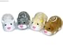 Zhu Zhu Pets Set of 4 Hamster Toys Squiggles, Num Nums, Chunk & Pipsqueak