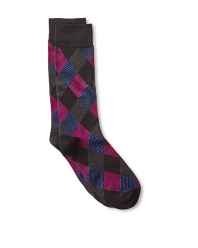 2(x)ist Men’s Diamond Argyle Dress Sock