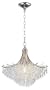 Dazzle Collection Clear Bead and Crystal Pendant Chandelier