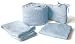 Tadpoles Basics 3 Piece Cable Knit PortaCrib Set - Blue