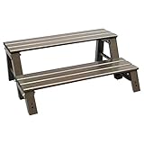 アイリスオーヤマ アルミスノコ 2段740 ブラウン