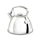 All-Clad E8619964 Stainless Steel Specialty Cookware Tea Kettle, Silver