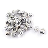 uxcell LEDランプホルダー　LEDホルダー　ベゼル　プラスチック製のハウジングケース　10mm　30個