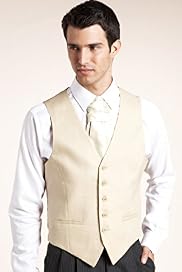 Autograph Pure Linen 5 Button Eveningwear Waistcoat