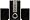 1200 Watt 2.1 Amplified Loud Subwoofer Black Computer PC Laptop IPOD CD Speakers System