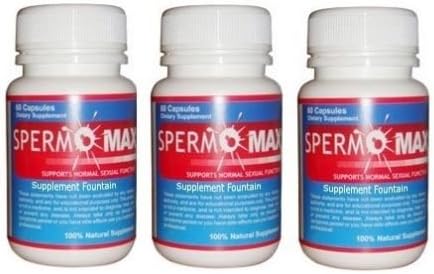 Spermomax Optimize Sperm Volume & Erections & Supports Sexual Function - 3 Btls