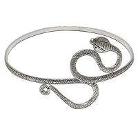 Sterling Silver Arm Jewelry Armlet Dia 3 Inches