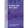 Blackstone's Statutes on Criminal Law 2011-2012 (Blackstone's Statute Series)