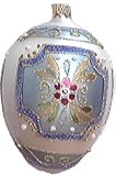 Museum Collection Faberg&Atilde;&copy; Czarina's Crest Egg Glass Ornament-Small