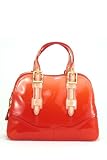 Maxx New York Bridle Patent Degrade Medium Bowler - Red