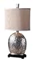Harrison Silver Accent Decor, Table Lamp Lighting, Desk