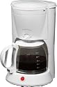 LUXUS KAFFEEAUTOMAT IN WEISS MIT 950 WATT UND AROMA CONTROL INKL. GLASKANNE UND AROMAWAHLSCHALTER FÜR MAX. 12 TASSEN