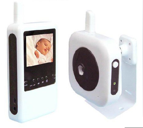 41LLnIDrPBL 2.5 LCD Wireless Color Video Digital Baby Monitor, Portable, Night Vision