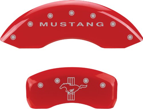 MGP Caliper Covers - Ford Mustang 2005-2010 - Ford Licensed - Red