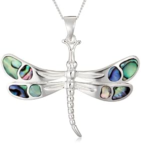 Pendentif - 8.43.9094 - Colgante de mujer de plata de ley con nácar, 46 cm