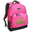 University of Oregon Backpack Pink UO Ducks for Travel, Daypack CUTE School Bags Best Unique Cute Gifts for Girls, Students Ladies -