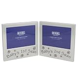 babys 1st and second scan photograph frame