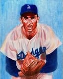 Sandy Koufax Los Angeles Dodgers Print by Ben Teeter