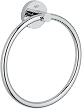 GROHE 40 365 000 Accessories 8-Inch Towel Ring, Chrome