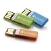 Verbatim Clip-IT 4 GB USB 2.0 Flash Drive 3 Pack 97563 (Orange, Blue, Green)