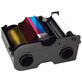 Fargo 45000 DTC1000 YMCKO Ribbon with Cleaning Roller - 250 Prints