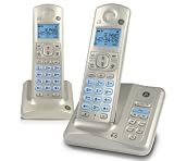 GE DECT 6.0 Dual Handset Caller ID Speakerphone with Digital Answering system, Pearl White (28522AE2)