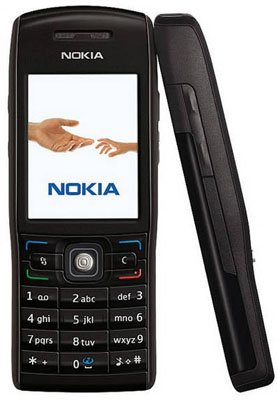 Nokia - E50 smartphone - quadribande / app. Photo / MP3 / GPRS / lecteur microSD / WAP 2.0 - noir metal