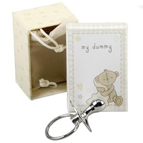 Silver Plated Ornamental Baby Dummy in Gift Box