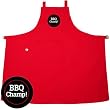 Elizabeth Karmel Perfect-Fit Apron, BBQ Champ, Red