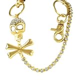 Hip Hop Wholesale - 30 inch 4mm HIP HOP ICEDOUT JEAN / WALLET CHAIN BLING TWISTED METAL PUNK ROCK