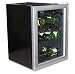 Vinotemp VT-24S 24-Bottle Wine Chiller, Black and Silver