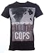 Blood Brother Call the Cops T Shirt in Black