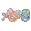 N�by 5928M Flex Beruhigungs-Schnuller Cherry, flexible Mundplatte, aus Silikon mit Noppen, 0-6 Monate, 1er Pack, Farbe nicht frei w�hlbar