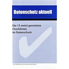 Die 15 meistgenutzten Checklisten im Datenschutz