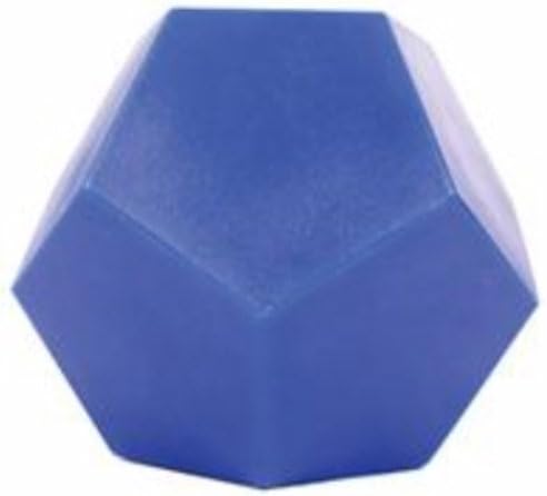 Nose-It! Equine Ball Flat Fill-Treat Dispenser & Slow Feeder A Toy with Purpose, Blue, 8" L x 8" H x 8" W