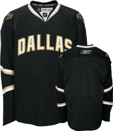Dallas Stars -Black- Authentic RBK Edge Jersey