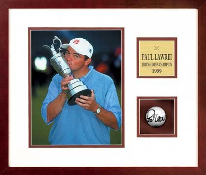 Pro Tour Memorabilia Paul Lawrie  Golf Ball Series  Model 60091B91A Golf Framed Photo Print