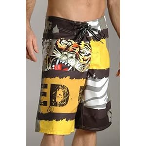 Ed Hardy Men's My Block Boardshort
